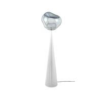 Melt Cone Fat Floor lamp silver Tom Dixon - 5063081086283