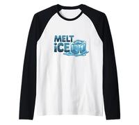 Melt Ice Abolish Ice Protest Immigration Activist Raglan Baseball Tee