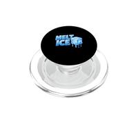 Melt Ice Climate Change Global Warming Slogan PopSockets PopGrip for MagSafe