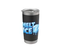 Melt Ice Climate Change Global Warming Slogan Stainless Steel Insulated Tumbler