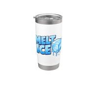 Melt Ice Climate Change Global Warming Slogan Stainless Steel Insulated Tumbler