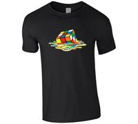 Melted Rubiks Cube Men's T-Shirt