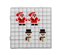 Melting Beads Pebbles Board - Precise Square Shape Craft Supplies - Ironing Mat Bead Clip - For Adults & Teens, Home & School, Art Projects