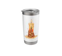 Melting Candle Lighthouse Ocean Stairs Fantasy Stainless Steel Insulated Tumbler