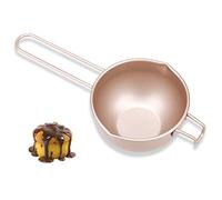 Melting Chocolate Pot Bain Marie Pot Double Boiler Insert Wax Melting Pot Milk Pot Non-Stick for Melted Butter Cheese Caramel Candy and Milk Honey Heating Carbon Steel 450ml