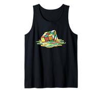 Melting Cube Puzzle Cube Speed Cubing Tank Top