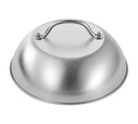 Melting Dome - Burger Steamer, Grill Accessory | Stainless Steel Round Cover, Flat Top Cooking Lid, Heat Retention Tool, Indoor Outdoor Griddle Equipment for BBQ Kitchen Use