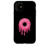 Melting Doughnut Pink Icing Foodie Food Donut Lover Case for iPhone 11
