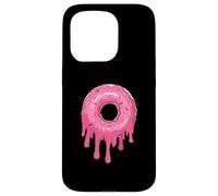 Melting Doughnut Pink Icing Foodie Food Donut Lover Case for iPhone 15 Pro
