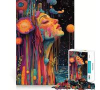 Melting Dreams 1000 Piece Jigsaw Puzzles for Teenagers Jigsaw Creative Fun Smooth Cut Home Game Perfect Decor (38x52cm)