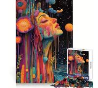 Melting Dreams Jigsaw Puzzles 1000 Piece for Teenagers DIY Play Color Fast Hard Challenge Birthday Gift (38x26cm)