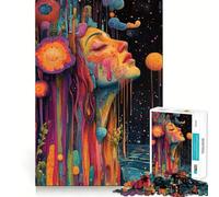 Melting Dreams Jigsaw Puzzles 1000 Piece for Teenagers DIY Play Color Fast Hard Challenge Birthday Gift (38x26cm)