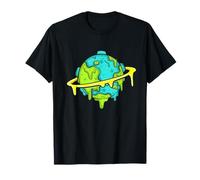 Melting Earth Climate Change Global Warming T-Shirt