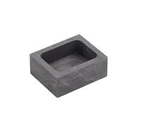 Melting Furnace Crucible High Purity Ingot Molds, Graphite Casting Refining Mold, Crucible Mould for Gold Silver Copper Brass Aluminum Metal Melting(3x2.4X1.2cm)