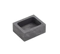 Melting Furnace Crucible Multi Holes Crucible Mould, Graphite Melting Refining Ingot, Rectangular Mold for Casting Gold Silver Metal(2.4X3X1.2cm)