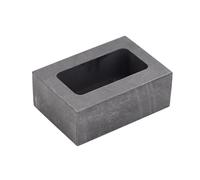 Melting Furnace Crucible Multi Holes Crucible Mould, Graphite Melting Refining Ingot, Rectangular Mold for Casting Gold Silver Metal(5.3x3.7X2cm)