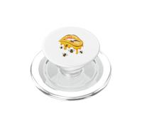 Melting Honeycomb Bumblebees Honey Bee Biting Lips graphic PopSockets PopGrip for MagSafe