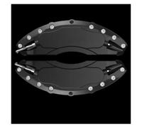 Melting Resistant Plastic Brake Caliper Cover Fix By Screws Compatible for BMW 5 Series F30 F10 120d X1 X2 X3 X4 X5 X6 E60(Black,For front(2pcs))