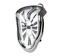 Melting Salvador Dali Table Clock - Silent, Battery Operated, Rustic Home Decor, Vintage, Surrealism Wall Art