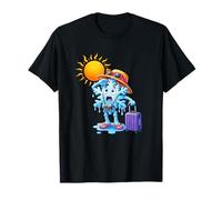 Melting Snowflake Vacation Heatwave Travel Sun T-Shirt