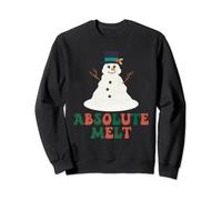 Melting Snowman Absolute Melt Funny Christmas Bah Humbug Sweatshirt