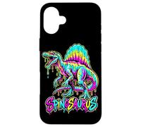 Melting Spinosaurus Drippy Dripping Dinosaur Drip Case for iPhone 16 Plus