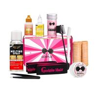 Melting Spray Wig Strong Hold Lace Glue Hair Glue for Lace Front Wigs, Extra Hold Wig Glue Lace Front Lace Melting Spray for Wigs Kit with Wig Glue Remover Hair Wax Stick Edge Control Wig Band