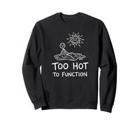 Melting Summer Heatwave Hater Weather Funny Anti Summer Sweatshirt