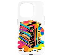 Melting VHS Stack Color CD Retro Media Nostalgia Analog Case for iPhone 15 Pro