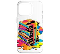 Melting VHS Stack Color CD Retro Media Nostalgia Analog Case for iPhone 16 Pro