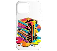 Melting VHS Stack Color CD Retro Media Nostalgia Analog Case for iPhone 16 Pro Max