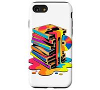 Melting VHS Stack Color CD Retro Media Nostalgia Analog Case for iPhone SE (2020) / 7 / 8