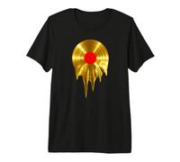 Melting Vinyl Record Music Album Musician LP Premium T-Shirt