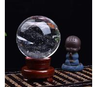 Melting White Crystal Ball Ornaments White Crystal Ball Home Office Housewarming Ornaments,8cm-White