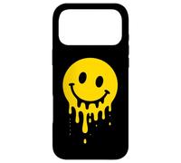 Melting Yellow Smile Face Melted Dripping Happy Face Kids Case for iPhone 17 Pro Max