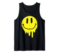 Melting Yellow Smile Funny Smiling Melted Dripping Face Cute Tank Top