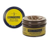 Meltonian Cream | Bark 128 | Quality Shoe Polish for Leather and Leatherette (Synthetic) | Use on Boots, Shoes, Belts, Gloves, Purses and Accessories | Leather Conditioner | 1.7 OZ Jar