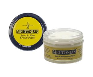 Meltonian Cream | Neutral 001 | Quality Shoe Polish for Leather and Leatherette (Synthetic) | Use on Boots, Shoes, Belts, Gloves, Purses and Accessories | Leather Conditioner | 50 ml