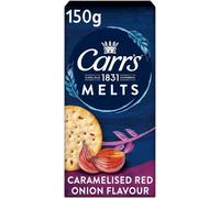 Melts Caramelised Red Onion Crackers 150g "Deliciousness that brings a smile" Gift Hamper Treat For All Occasions (Pack Of 2)