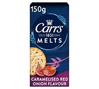 Melts Caramelised Red Onion Crackers 150g (Pack Of 6) "Deliciousness that brings a smile" Gift Hamper Treat For All Occasions
