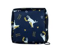 MELTU 1 Pack Sanitary Napkin Storage Bag, Menstrual Cup Pouch, Portable Pads Feminine Menstruation First Period Bags for Teen Girls, Women, Ladies (Unicorn)