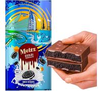 Meltz Premium Dubai Chocolate Bar 192g - Kunafa Luxurious UEA Middle Eastern Delight Milk Chocolate KnaFeh - Perfect Dubai Sweets Treat Dairy Gift