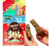 Meltz Premium Dubai Chocolate Bar Kitkat Pistachio 192g - Kunafa Luxurious UEA Middle Eastern Delight Milk Chocolate Kitkat Pistachio KnaFeh - Perfect Dubai Sweets Treat Dairy Gift
