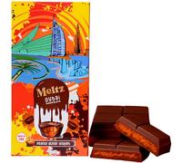 Meltz Premium Dubai Chocolate Bar Peanut Butter 192g - Kunafa Luxurious UEA Middle Eastern Delight Milk Chocolate Peanut Butter KnaFeh - Perfect Dubai Sweets Treat Dairy Gift
