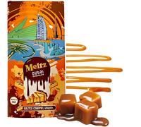 Meltz Premium Dubai Chocolate Bar Salted Caramel 192g - Kunafa Luxurious UEA Middle Eastern Delight Milk Chocolate Salted Caramel KnaFeh - Perfect Dubai Sweets Treat Dairy Gift