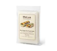 MeLua Vietnamese Rice Paper for Fresh Rolls 16x22cm 340g | No Soaking Needed, Use Dry | Gluten Free | Vegan | Authentic Vietnamese Wrappers (Pack of 1)