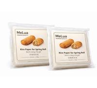 MeLua Vietnamese Rice Paper for Spring Rolls 22x22cm 340g | Crispy When Fried | Gluten Free | Vegan | Authentic Vietnamese Wrappers