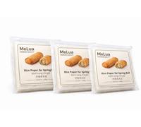 MeLua Vietnamese Rice Paper for Spring Rolls 22x22cm 340g | Crispy When Fried | Gluten Free | Vegan | Authentic Vietnamese Wrappers