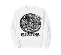 Meluzyna Slavic Wind Spirit Moon Legend Design Sweatshirt