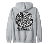 Meluzyna Slavic Wind Spirit Moon Legend Design Zip Hoodie